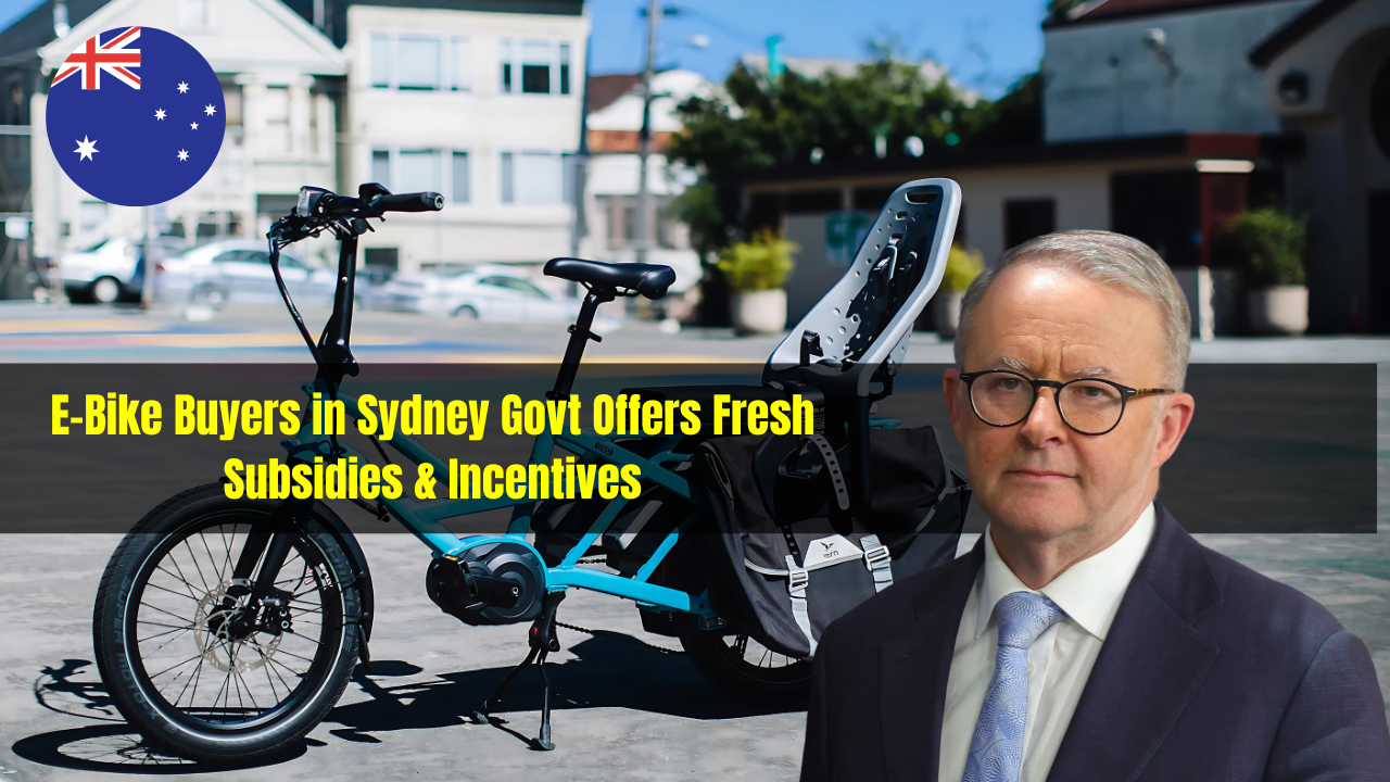 E-Bike Buyers in Sydney Govt Offers Fresh Subsidies