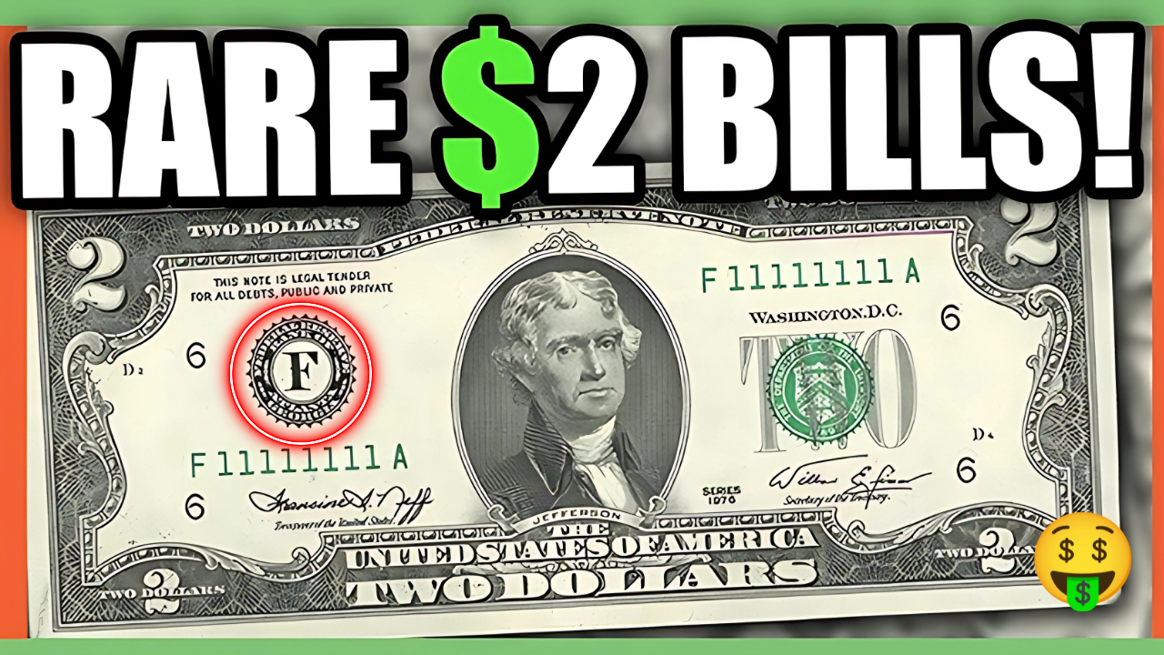 Rarest $2 Bills of 2025
