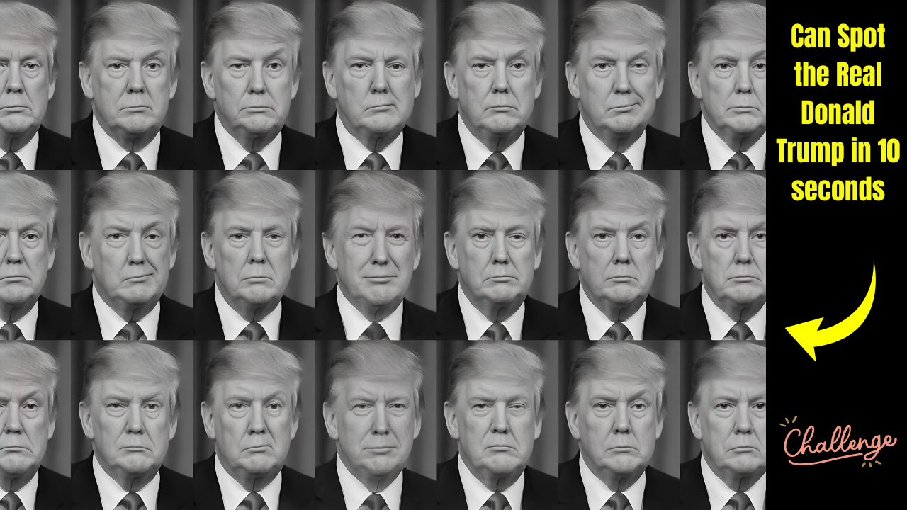 Can Spot the Real Donald Trump in 10 Seconds