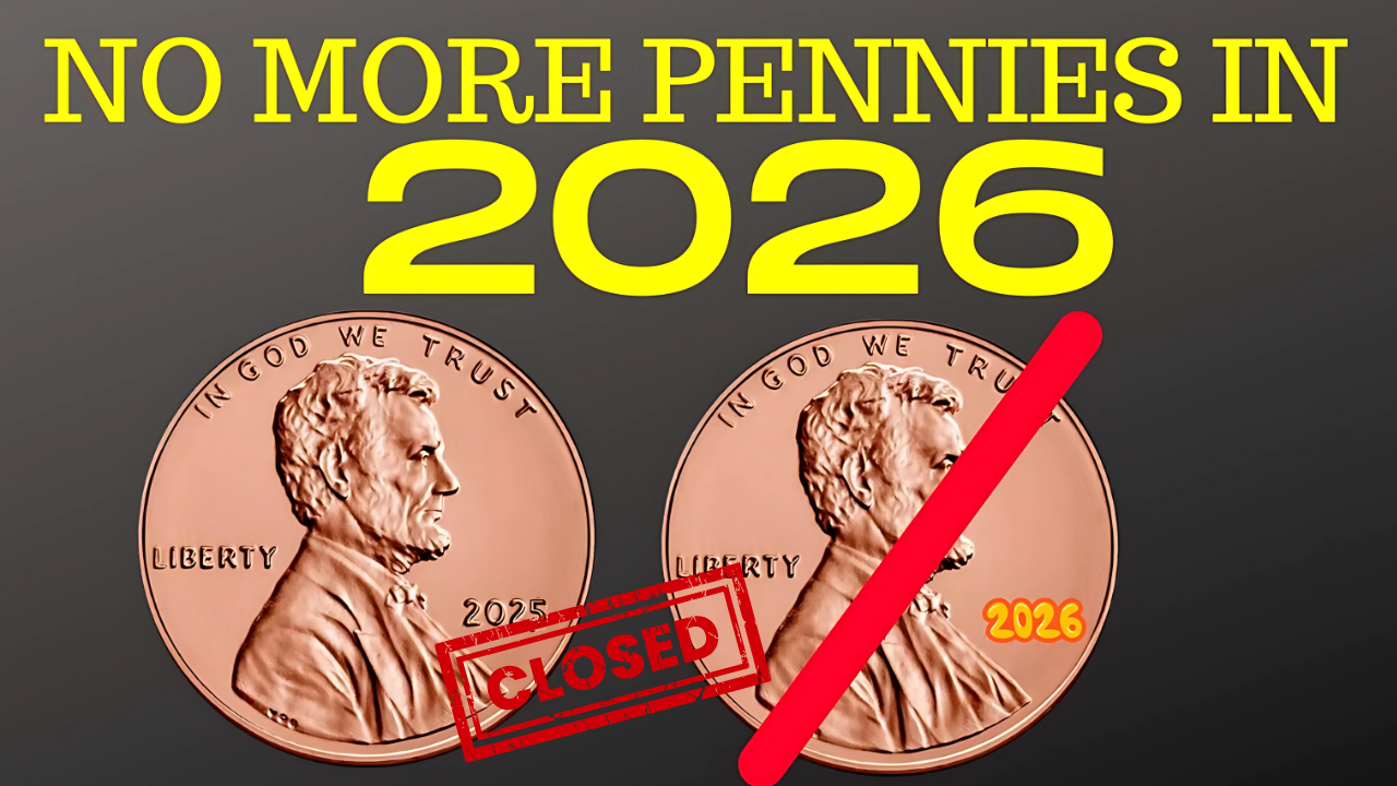 U.S. to Discontinue Pennies in 2026