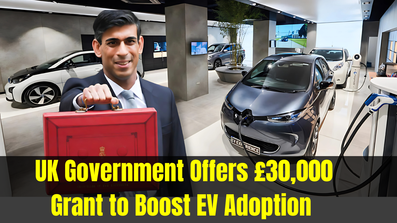 UK Government Offers £30,000 Grant to Boost EV Adoption